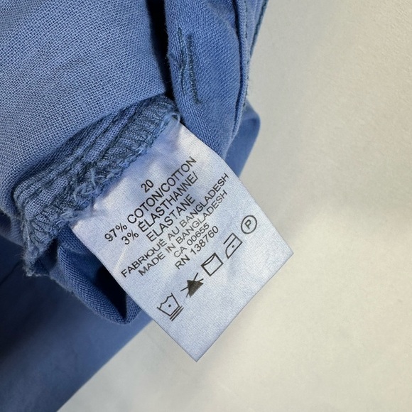 Penningtons Blue Slightly Curvy Fit Cropped Pants Size 20 - Picture 9 of 9